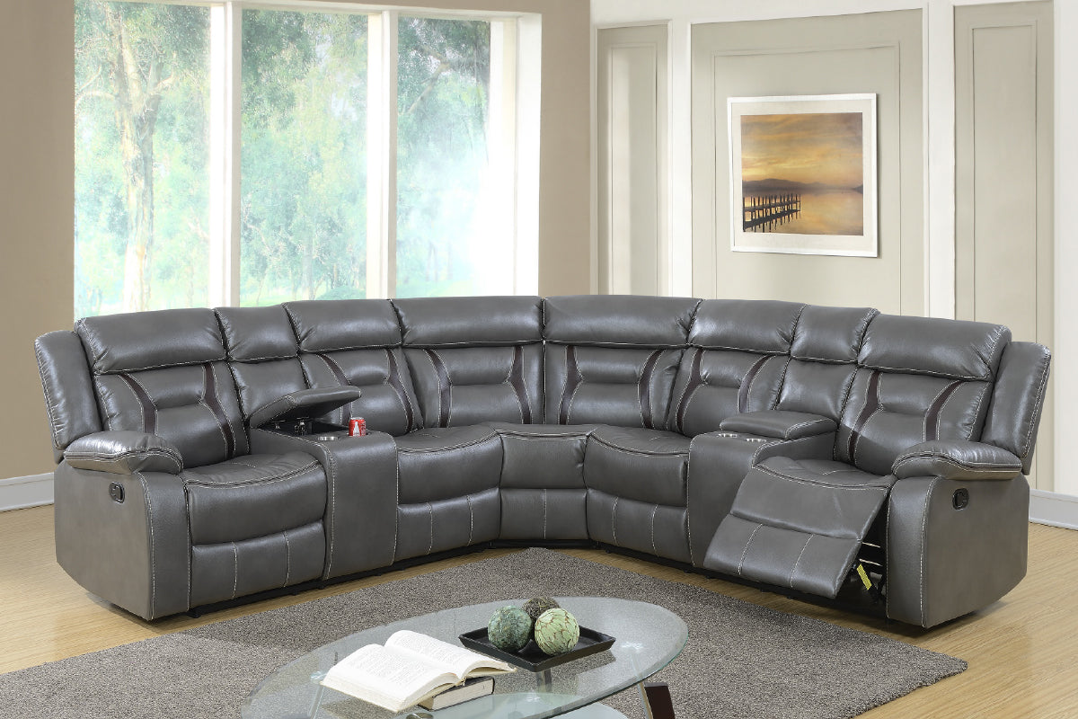 3-Piece Reclining Sectional Set