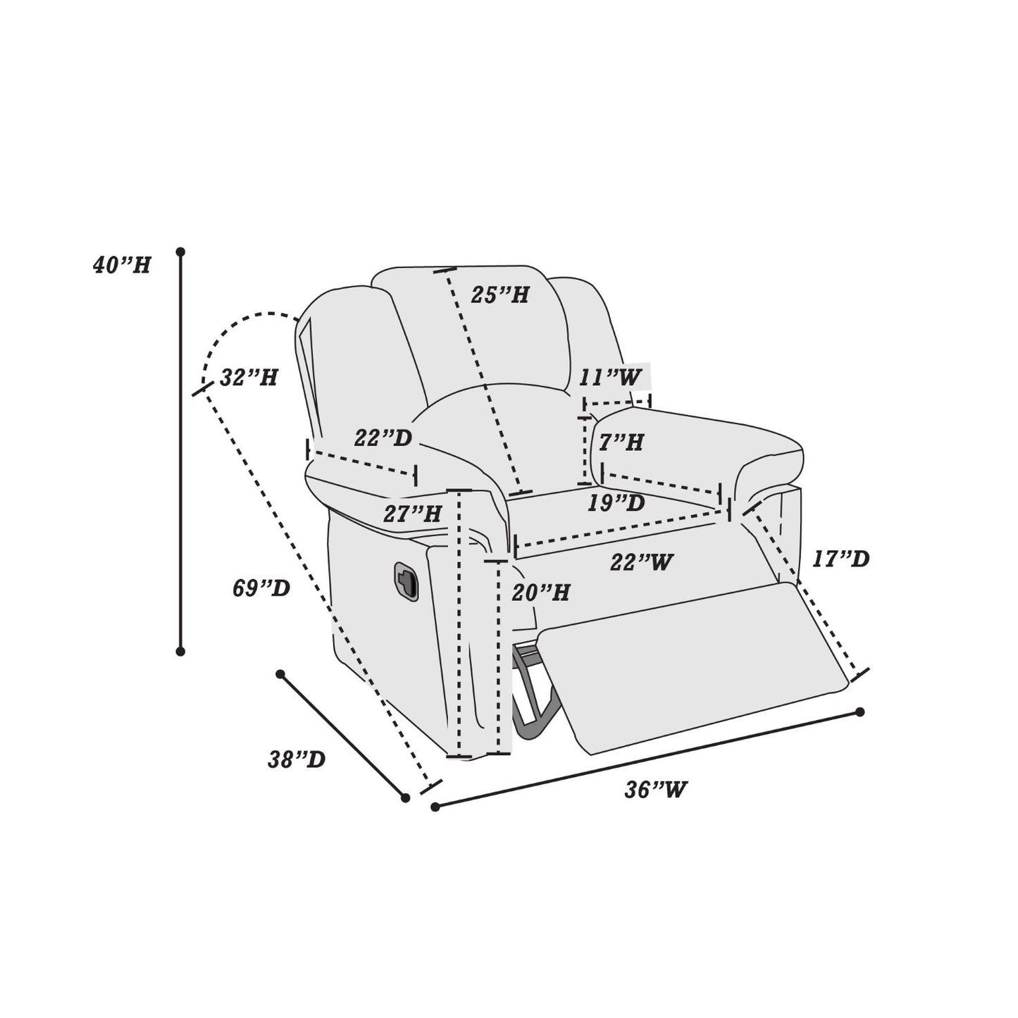Manual Recliner Chair