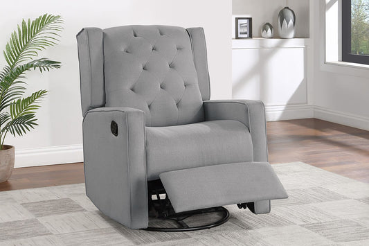 Manual Motion Swivel Glider Chair