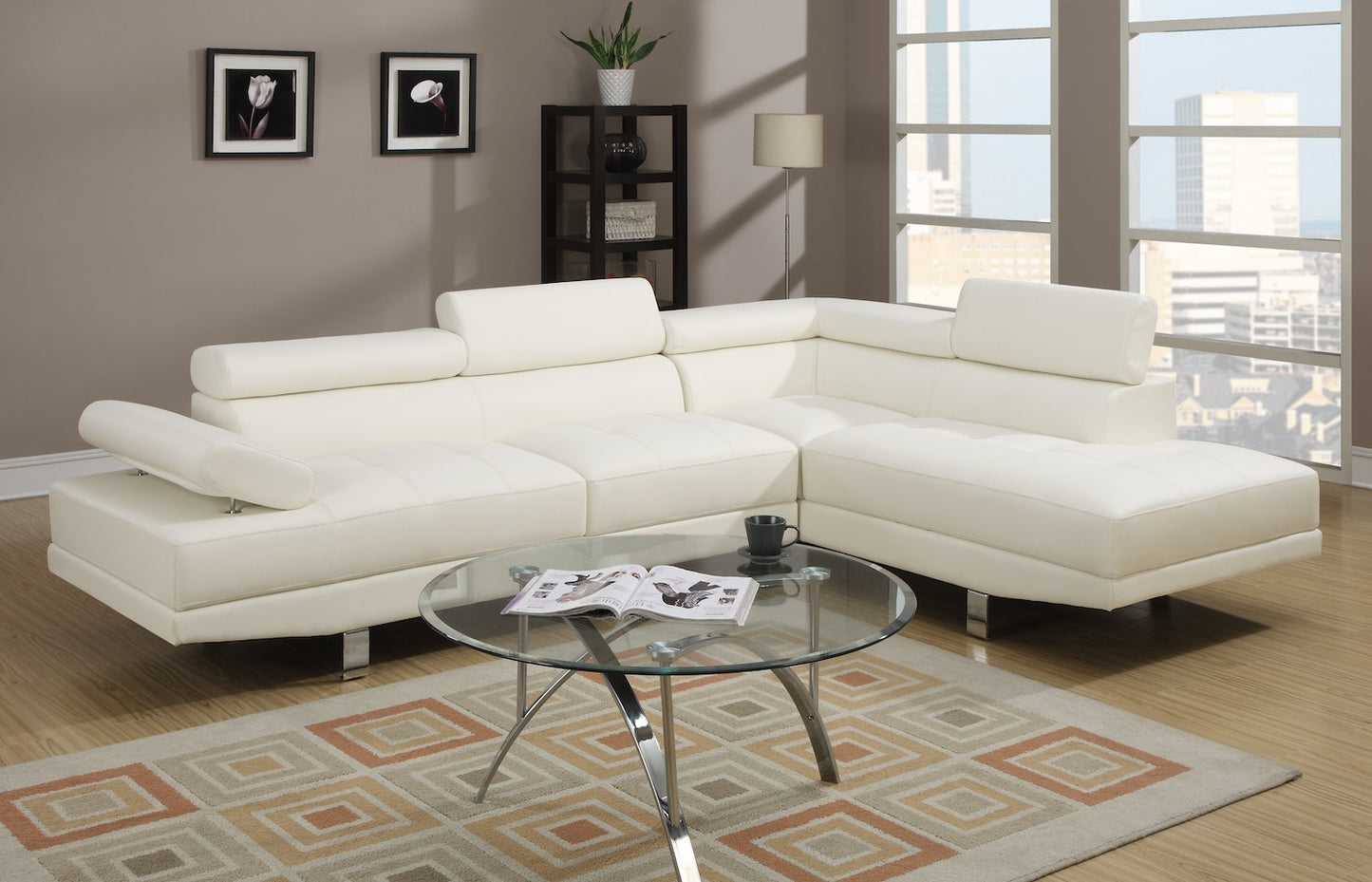 2-Piece Sectional Sofa Set