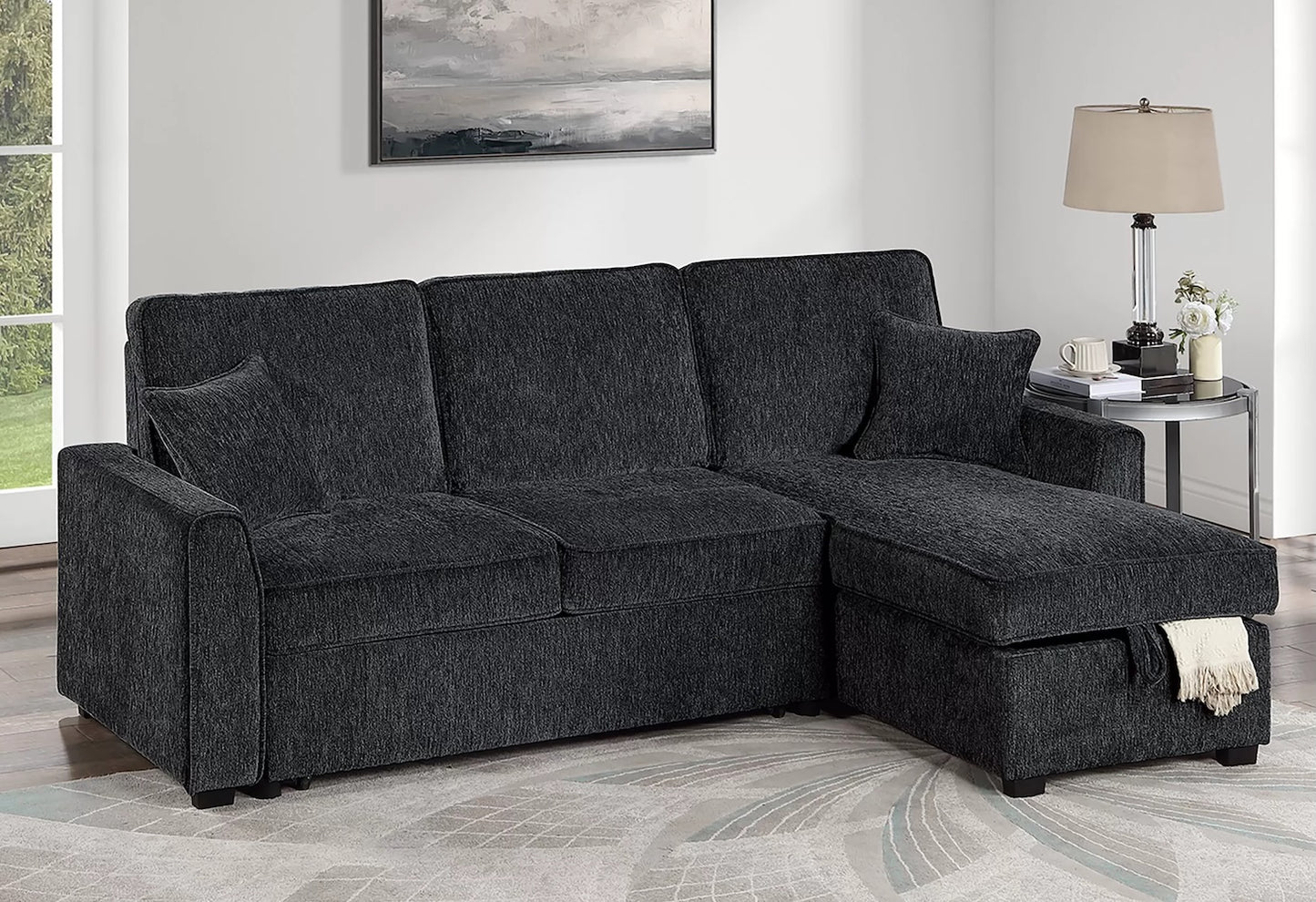 2-Piece Convertible Sectional