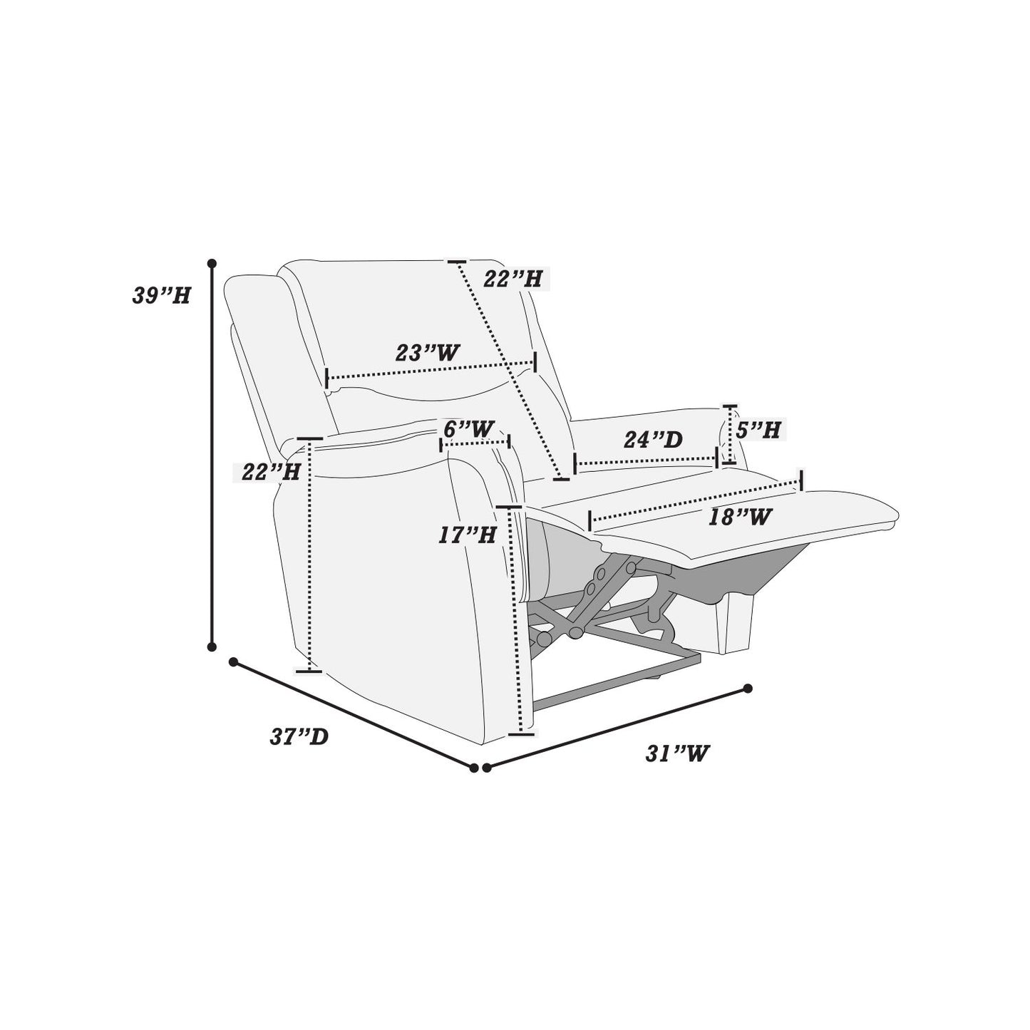 Manual Recliner Chair