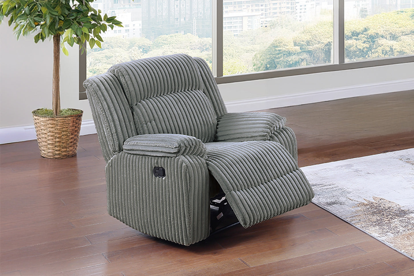 Corduroy Recliner Chair