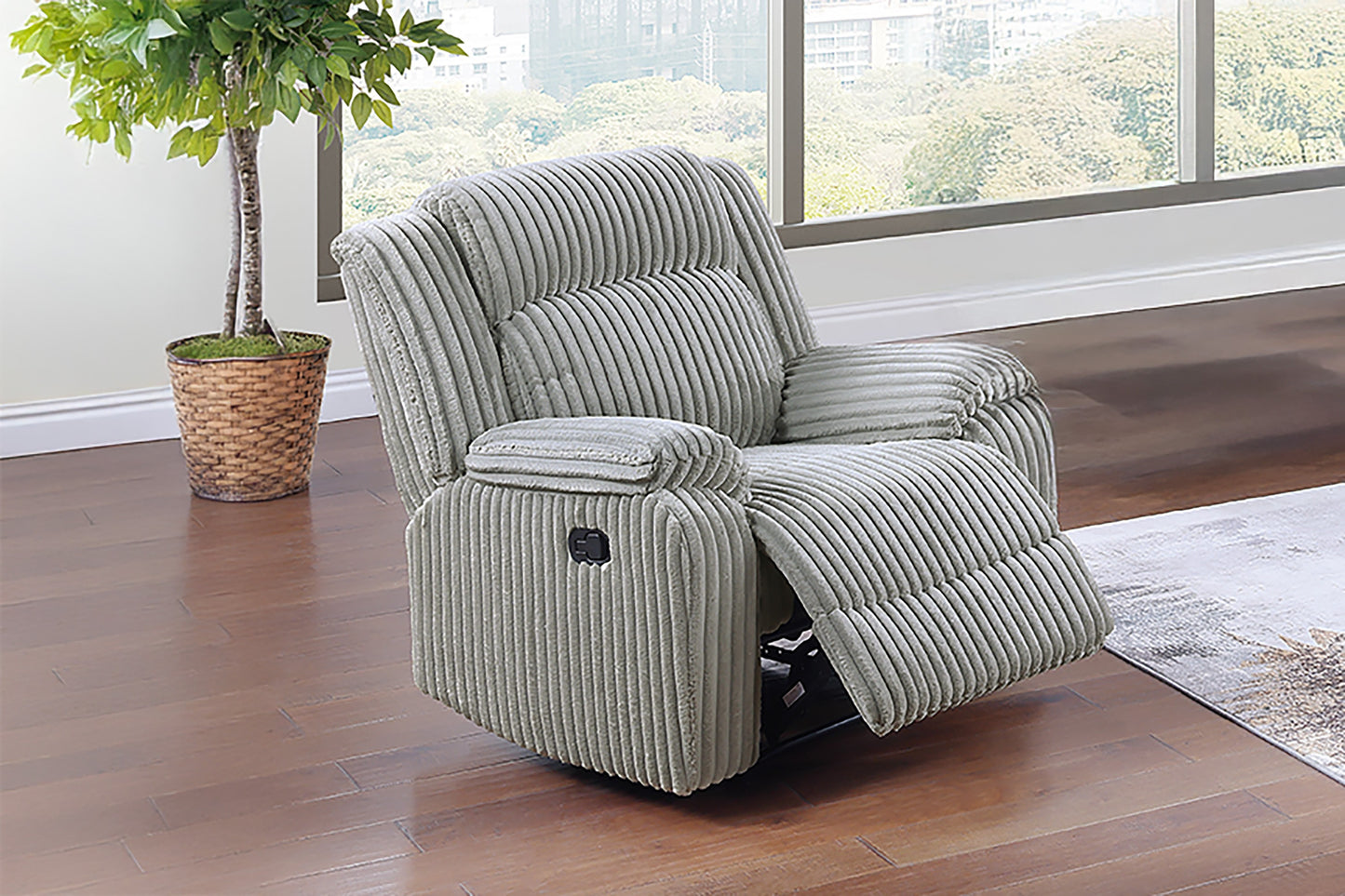 Corduroy Recliner Chair