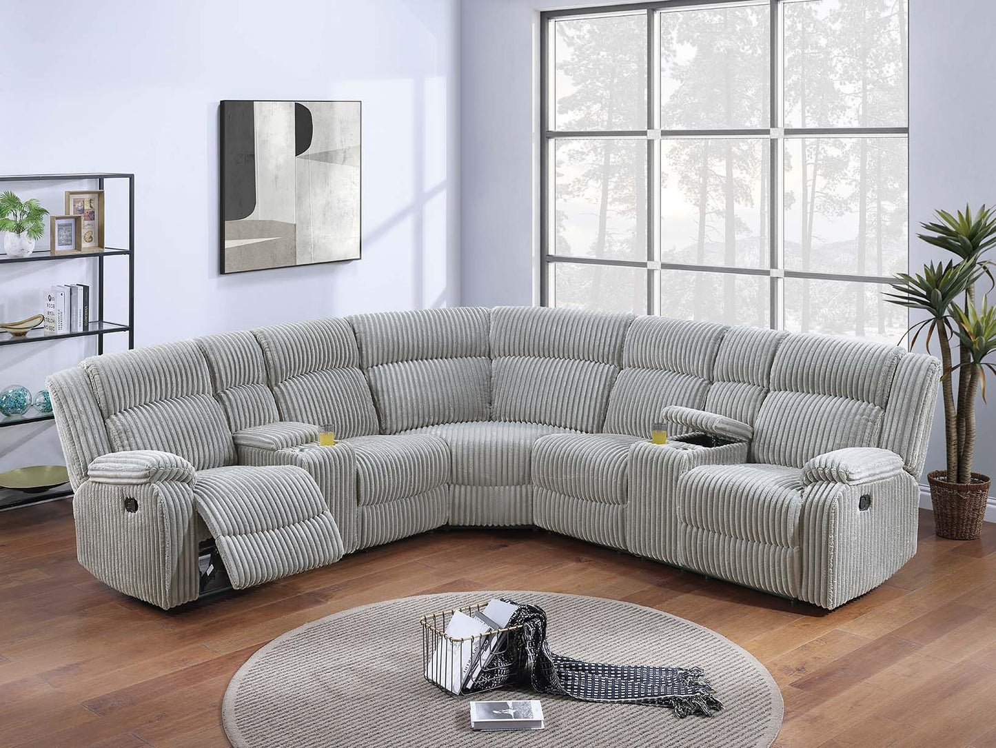 3-piece Manual Motion Sectional