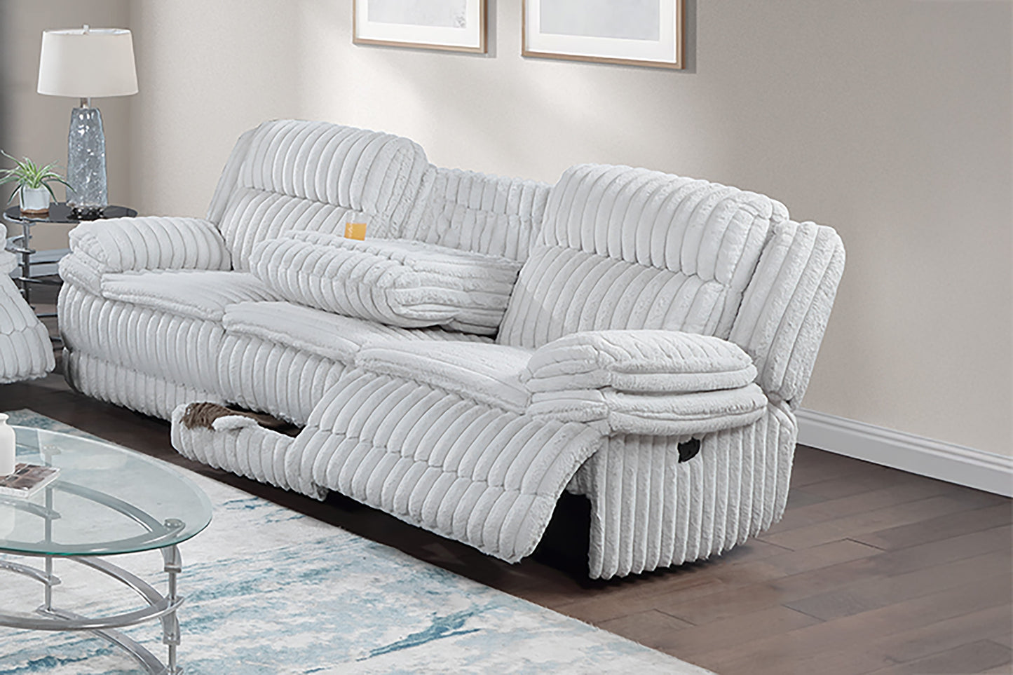 Corduroy Recliner Sofa