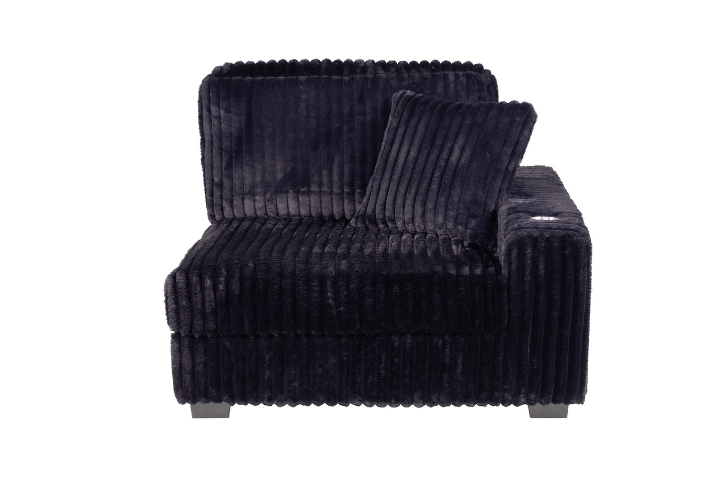 Black Corduroy RAF Modular Chair