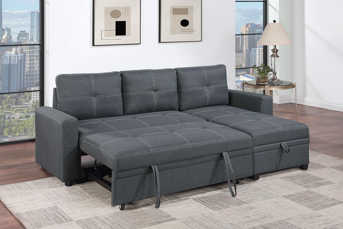 Reversible Convertible Sectional W/Storage