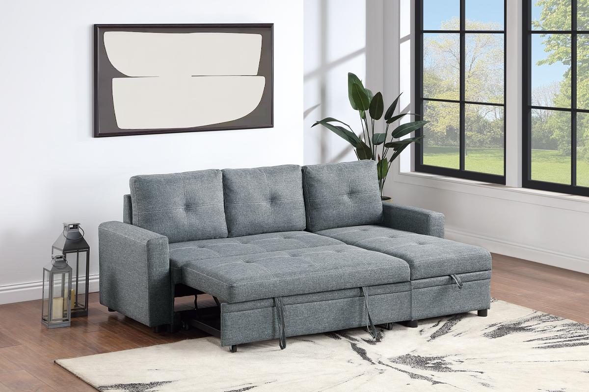 Reversible Convertible Sectional W/Storage