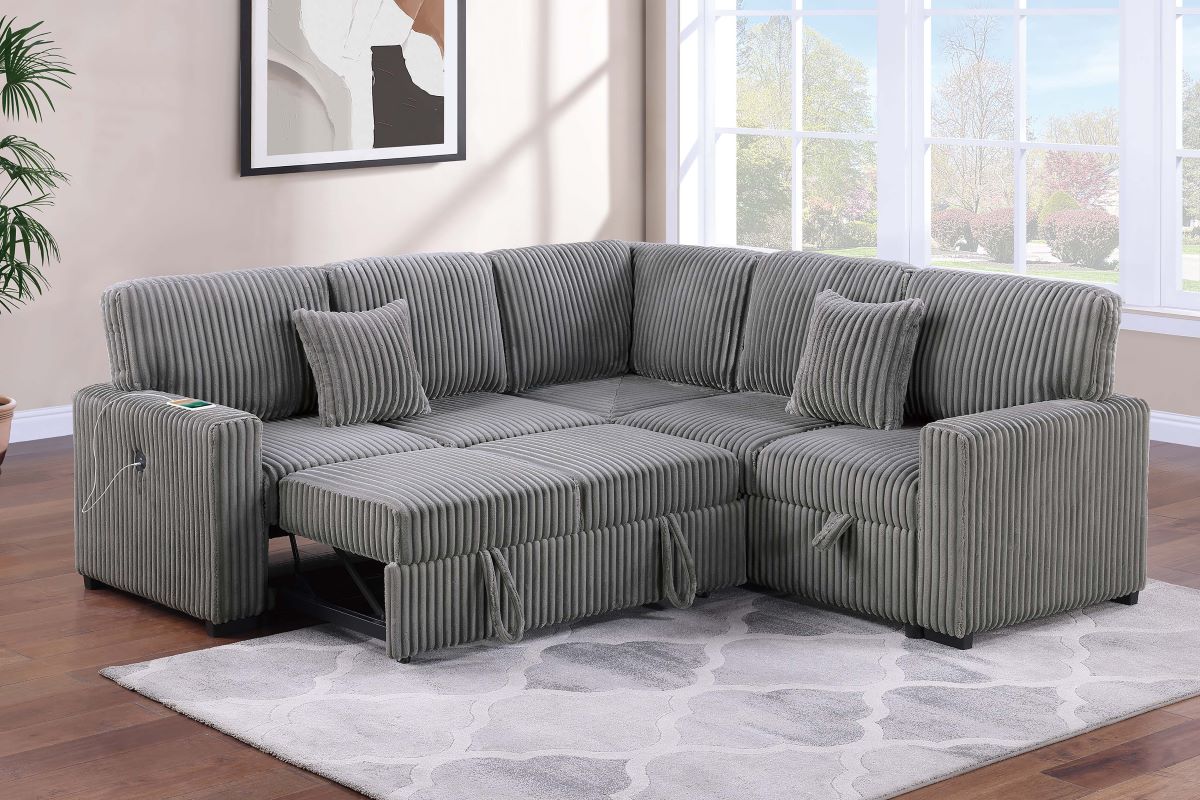 3-Piece Convertible Sectional
