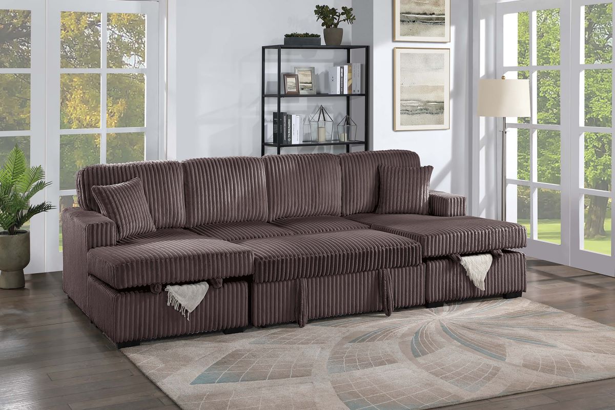 3-Piece Convertible Sectional