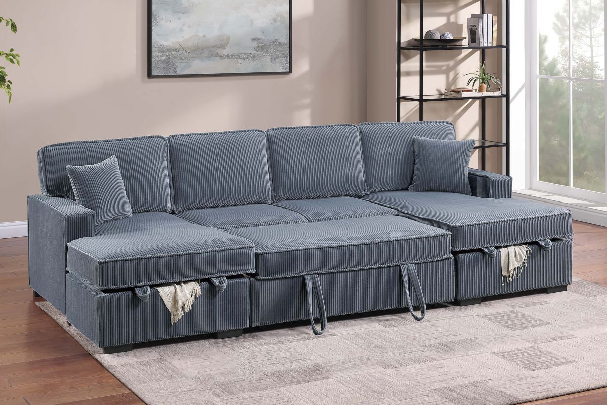 3-Piece Convertible Sectional