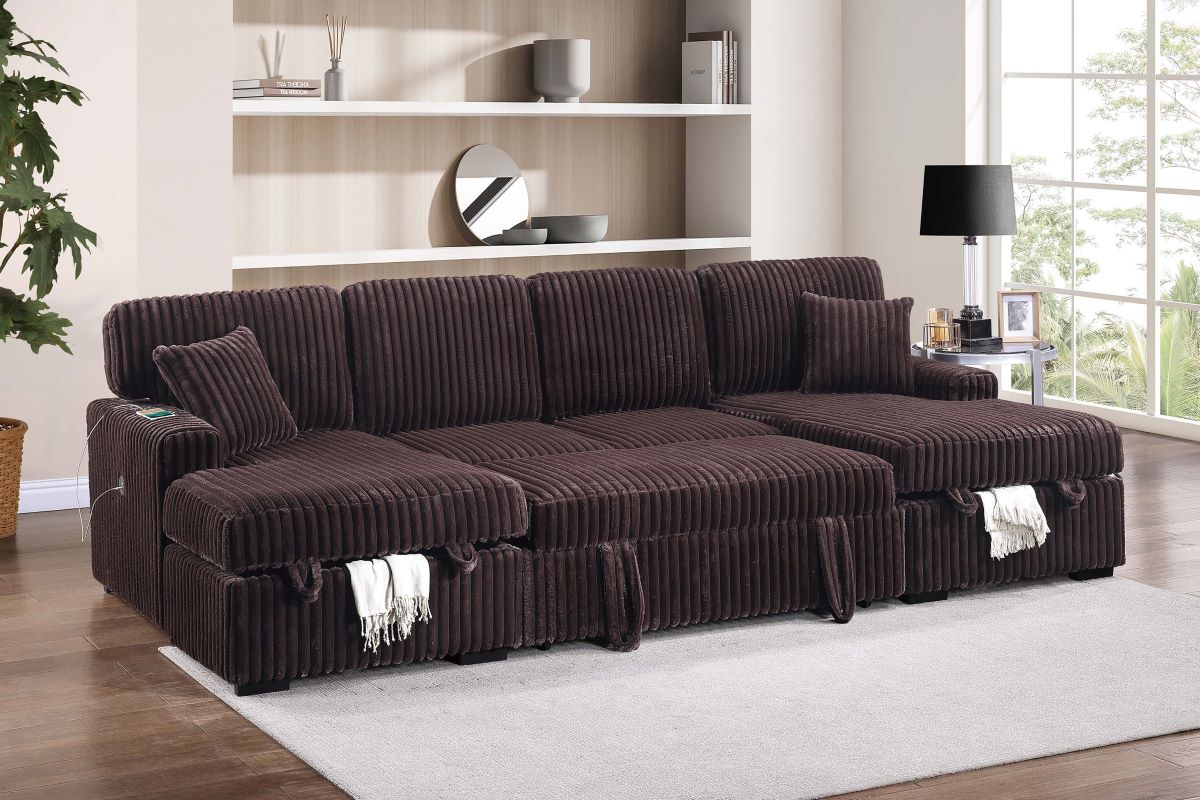 3-Piece Convertible Sectional