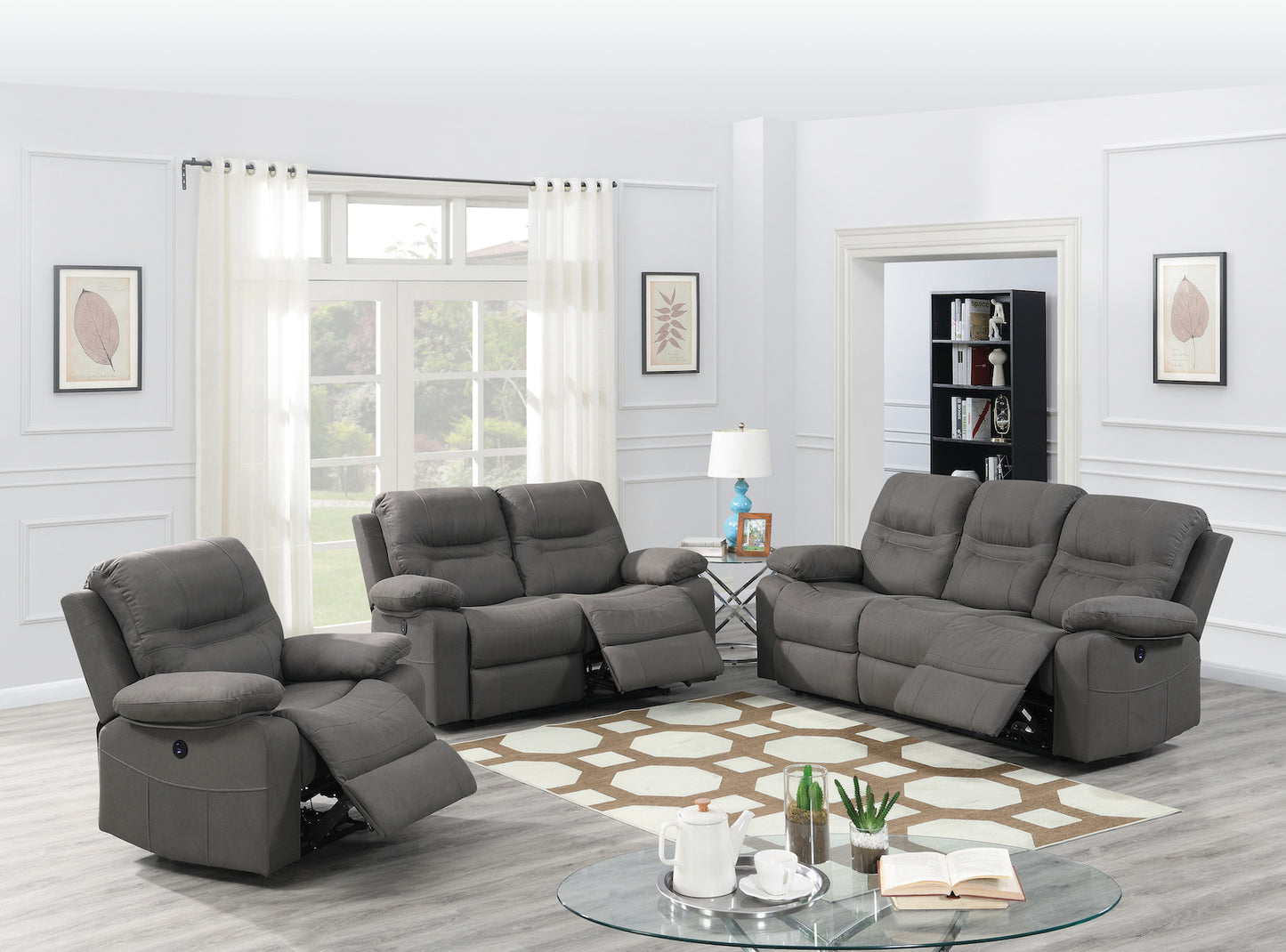2-PC Power Recliner Sofa Set