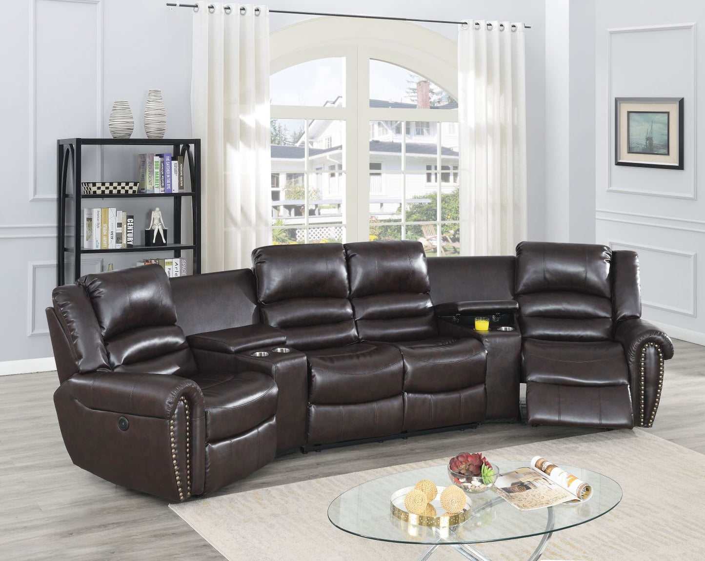 5-PC Power Reclining Sectional Set