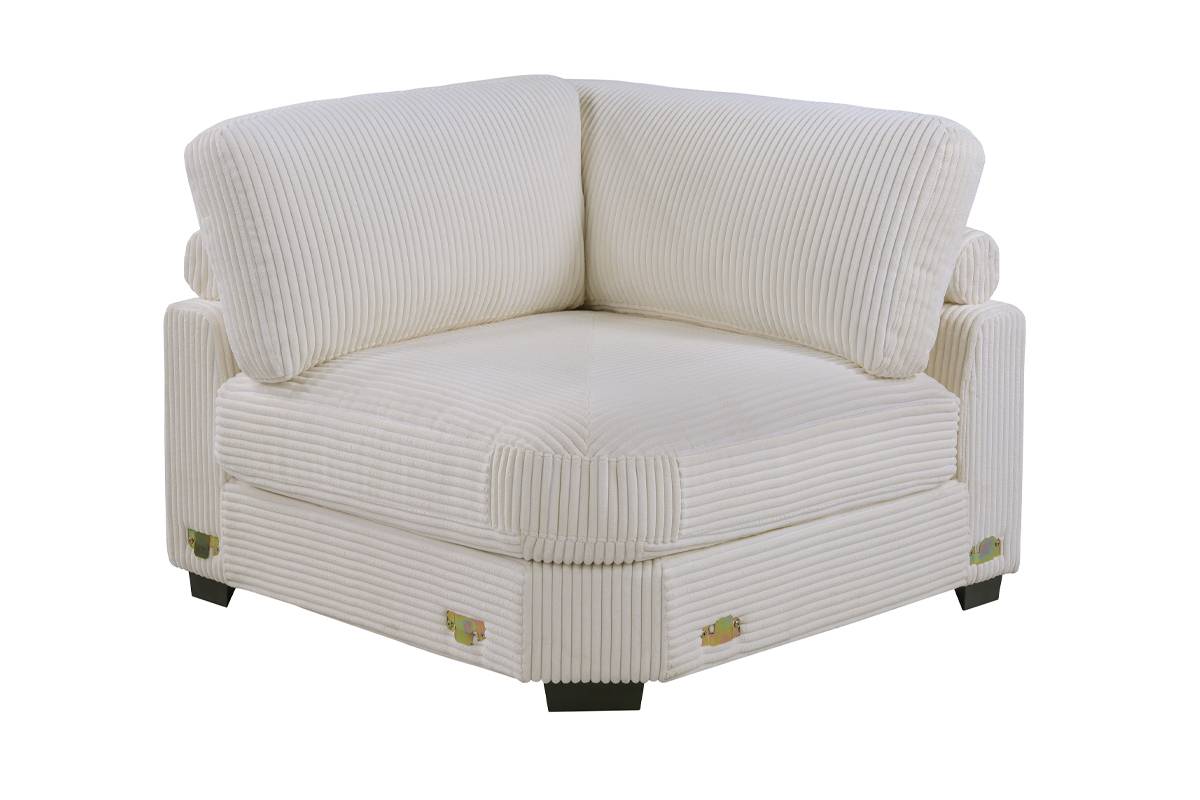 6-PC Modular Wide Welt Corduroy Sectional Set