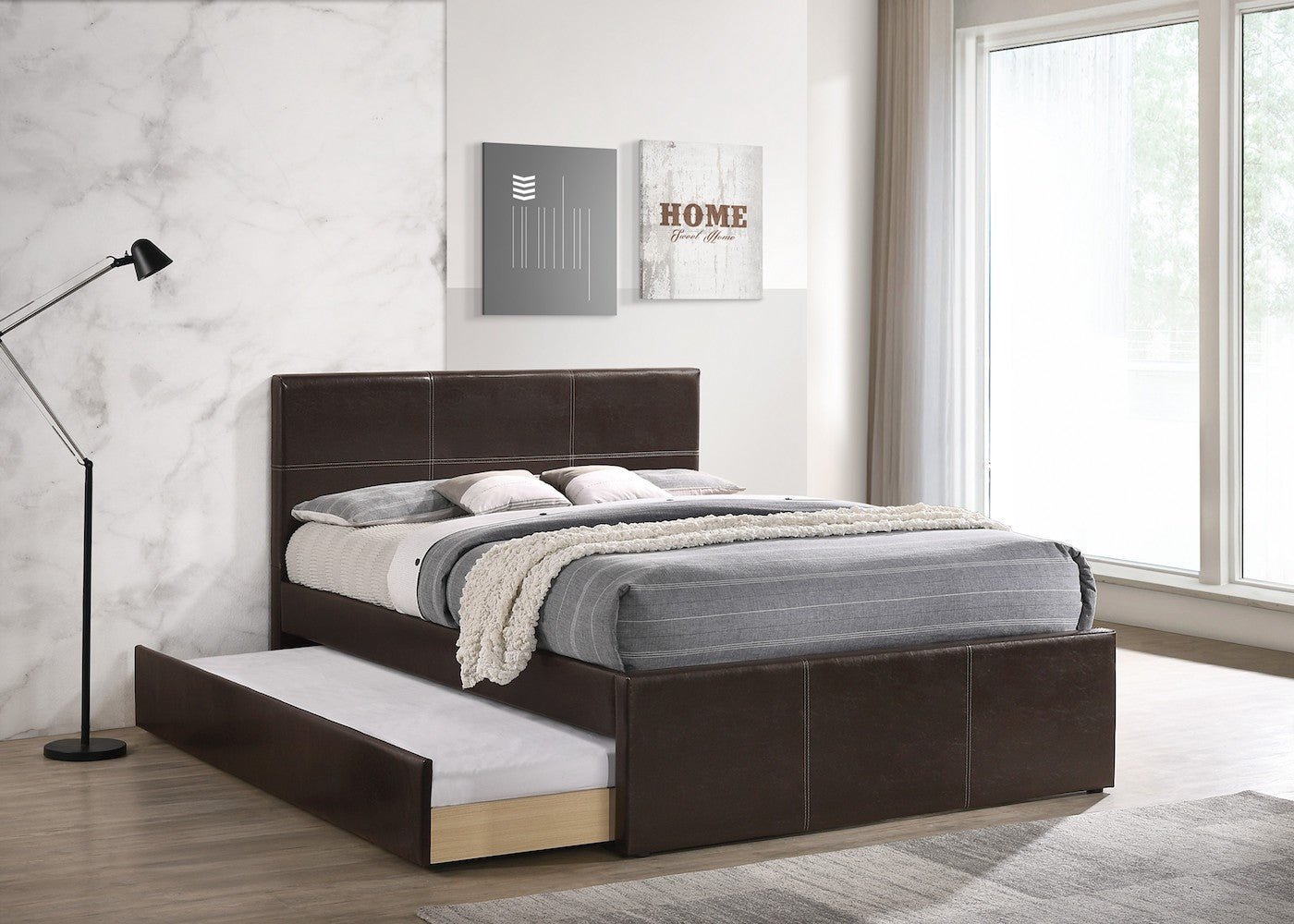 Bed Frame with Trundle