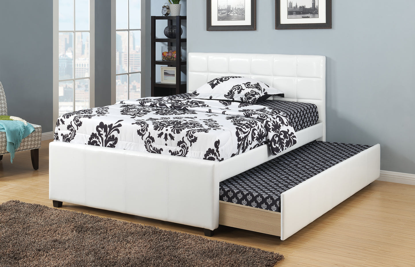 Bed frame with Trundle