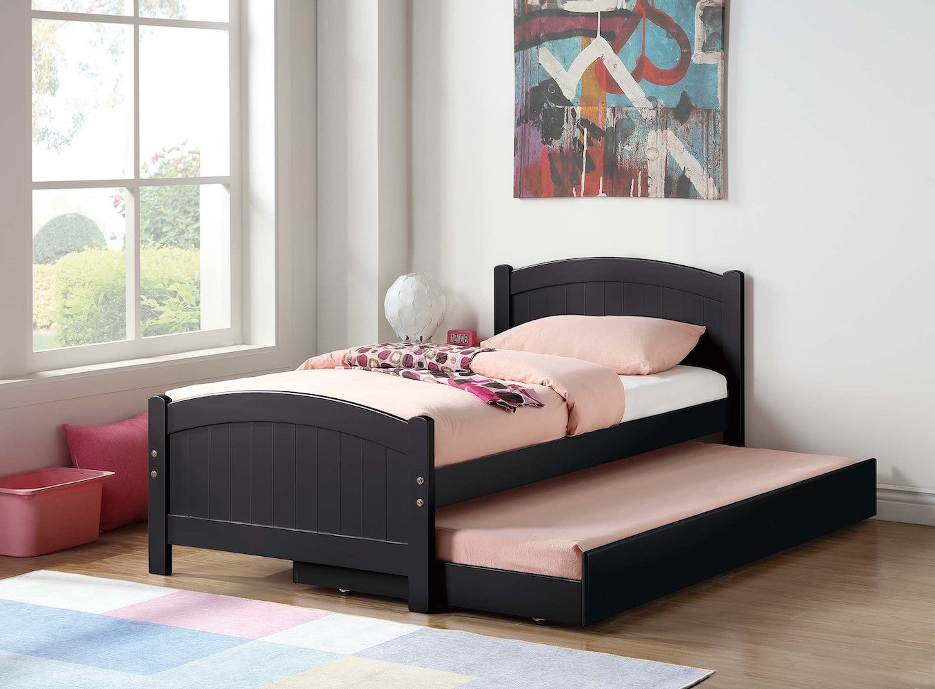 Twin Bed Frame with Trundle