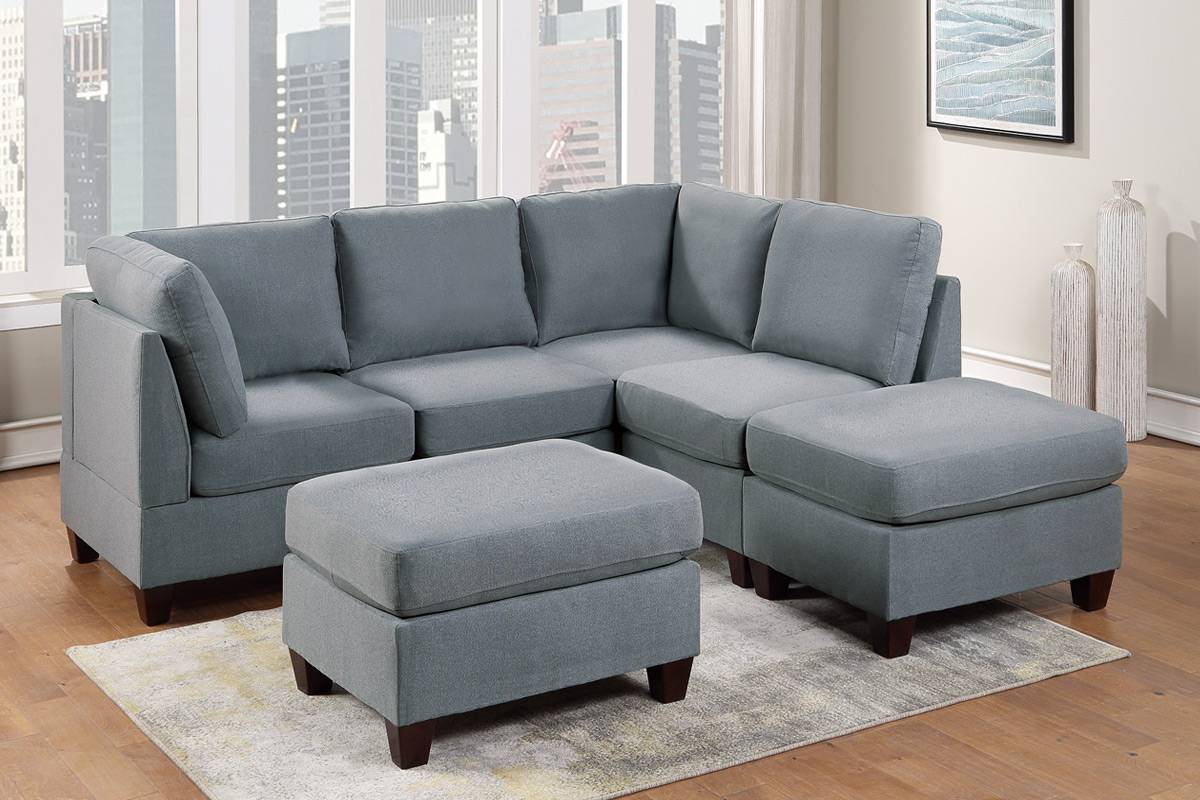 6-Pcs Modular Sofa Set