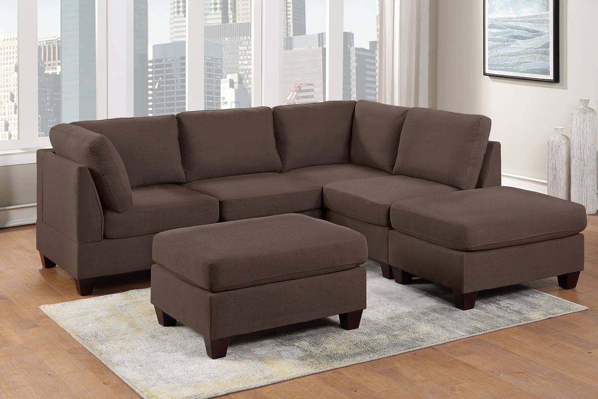 6-Pcs Modular Sofa Set