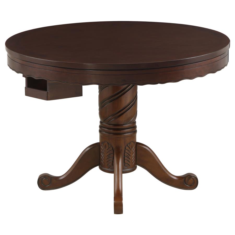 Round Dining and Billiard Poker Game Table