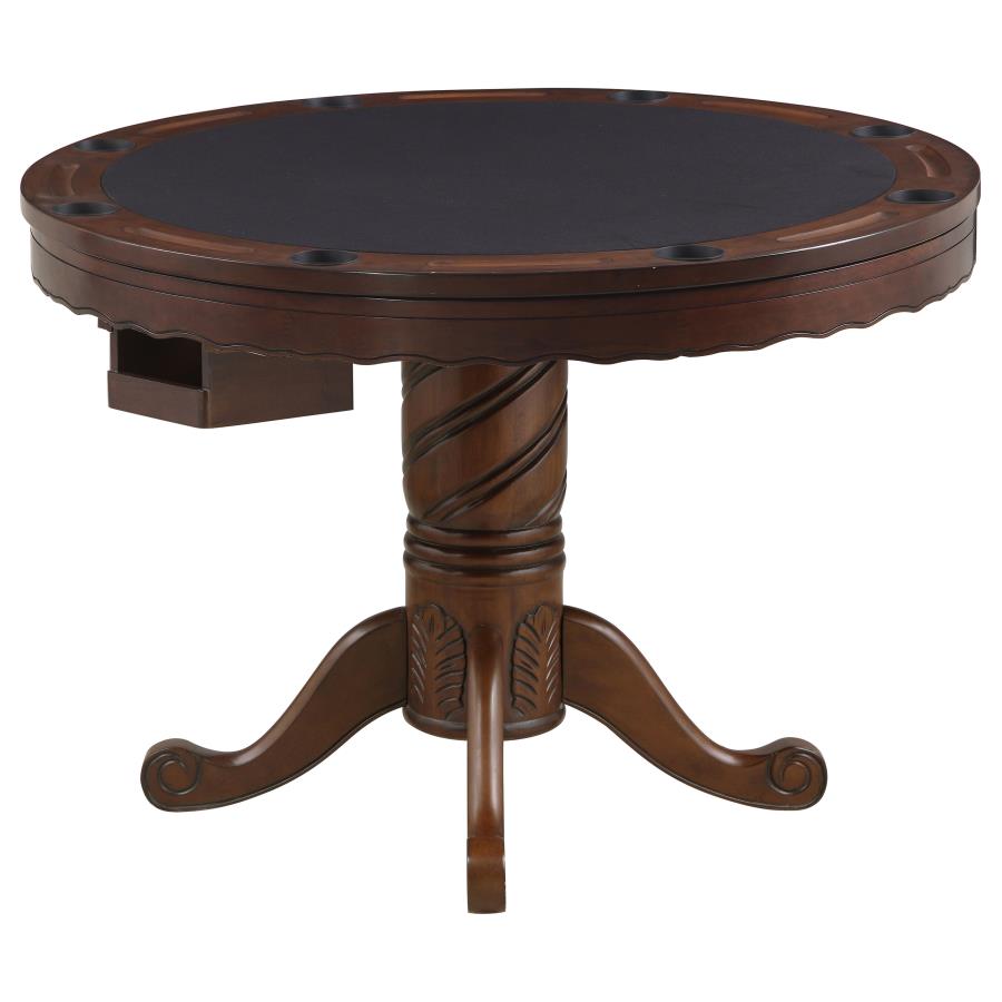 Round Dining and Billiard Poker Game Table