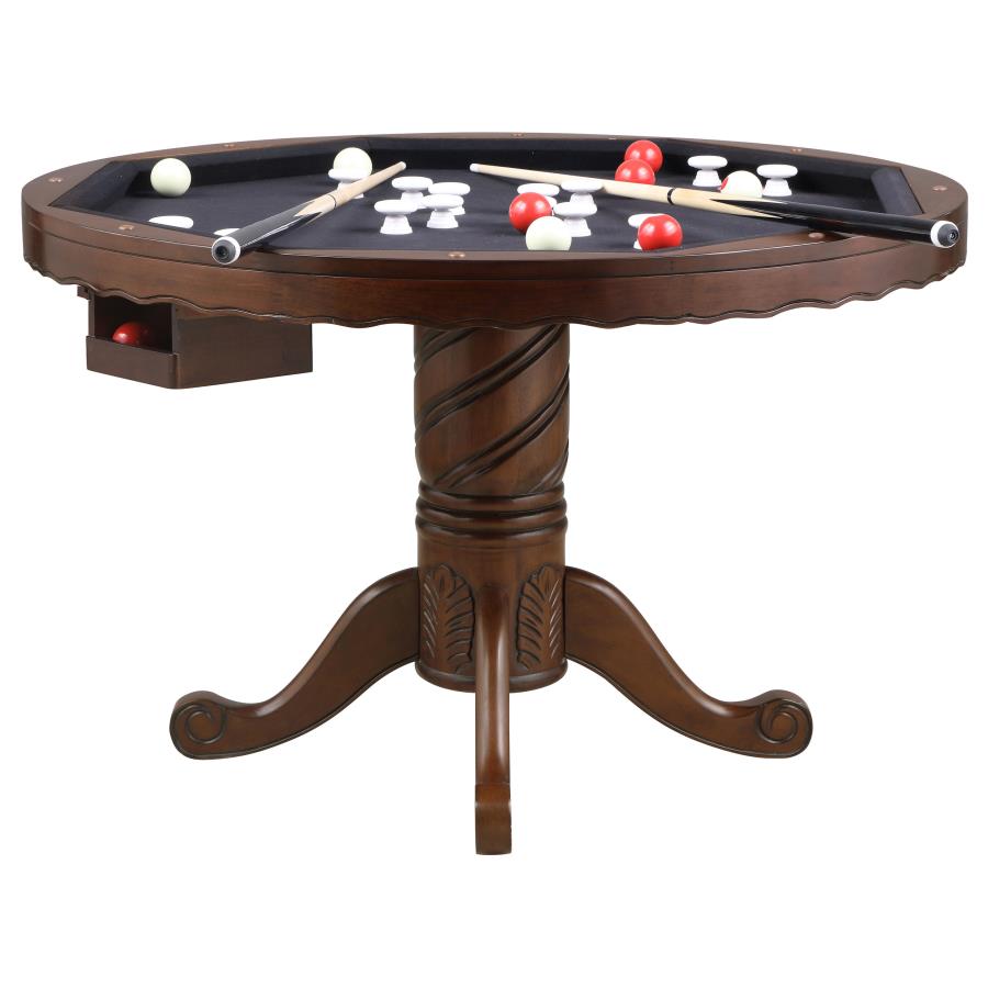 Round Dining and Billiard Poker Game Table