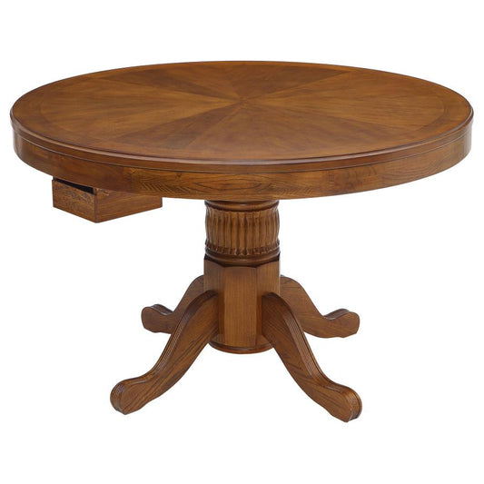 Round Dining and Billiard Poker Game Table