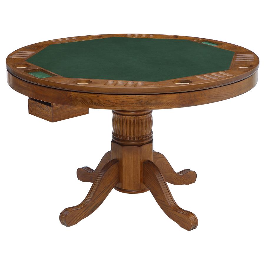 Round Dining and Billiard Poker Game Table