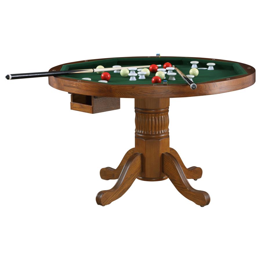 Round Dining and Billiard Poker Game Table