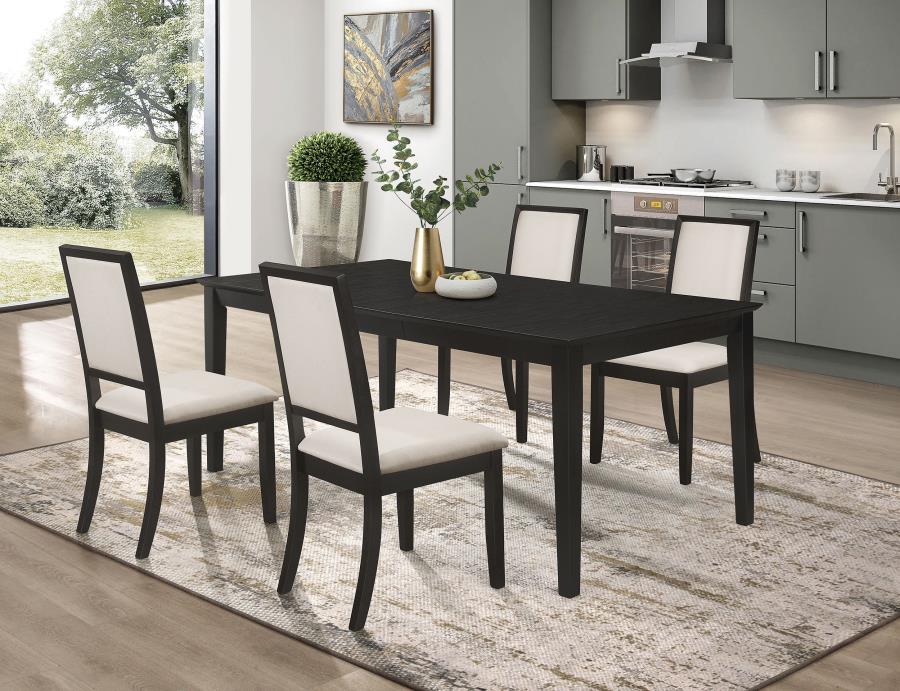 5-piece Rectangular Extension Leaf Dining Set