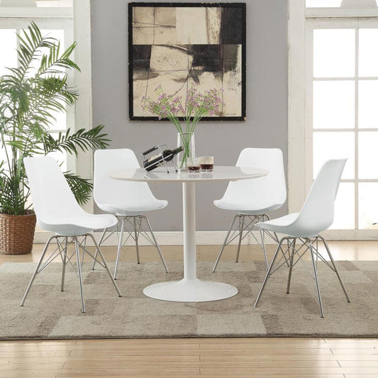 5-piece Round Dining Table Set