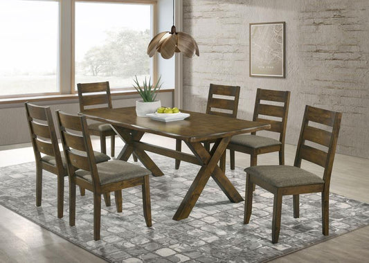 7-piece Rectangular Dining Table Set