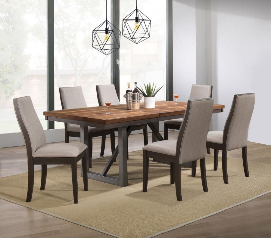 7-piece Rectangular Dining Table Set