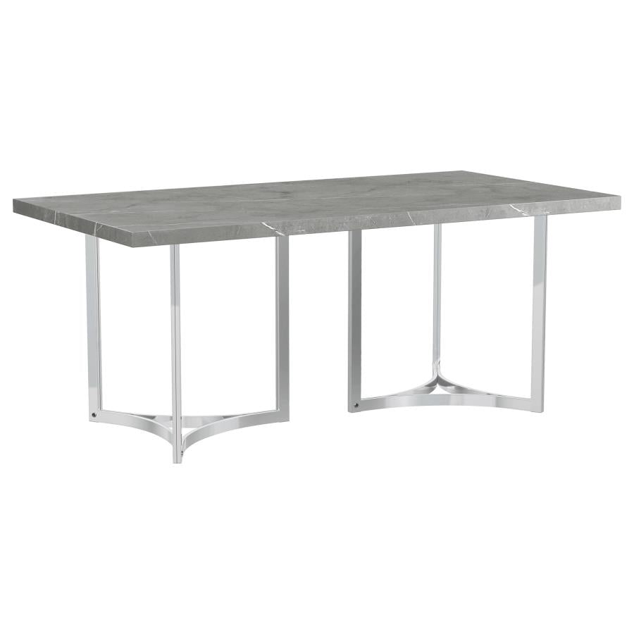 7-piece Rectangular 72" Dining Table Set