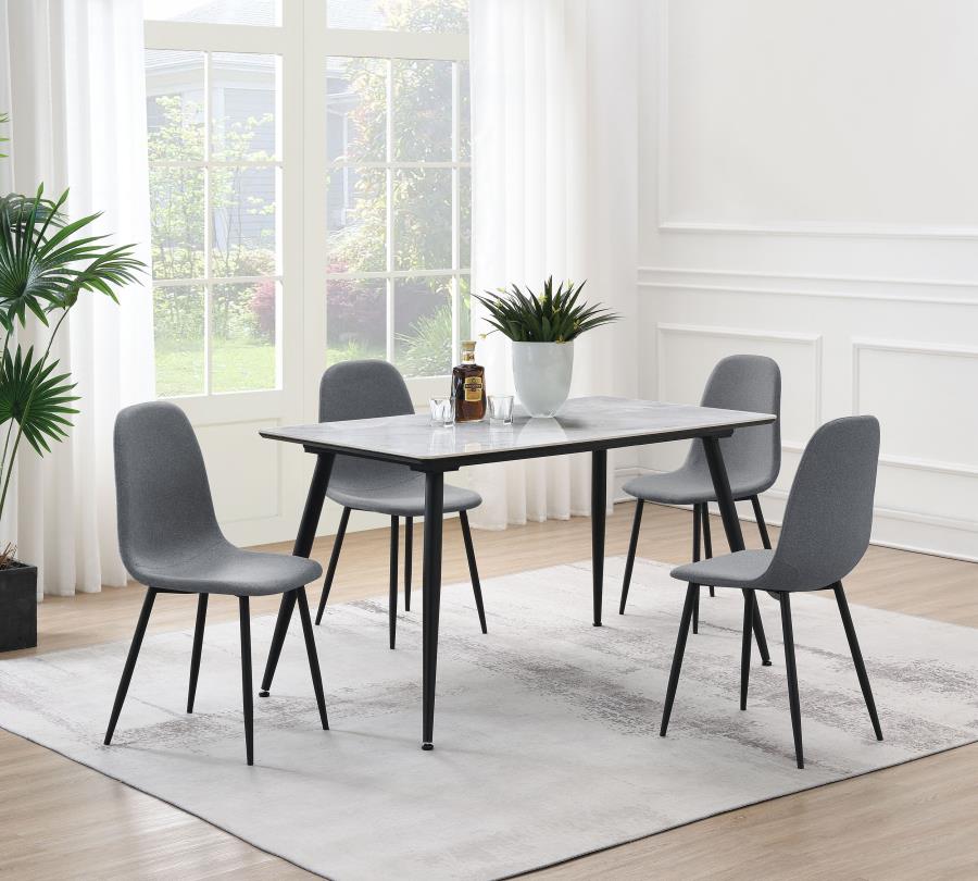 5-piece Rectangular Dining Table Set