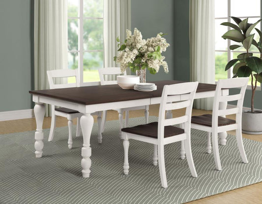 5-piece Rectangular Dining Table Set