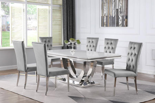 7-piece Rectangular Dining Table Set