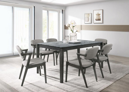 7-piece Rectangular Dining Table Set