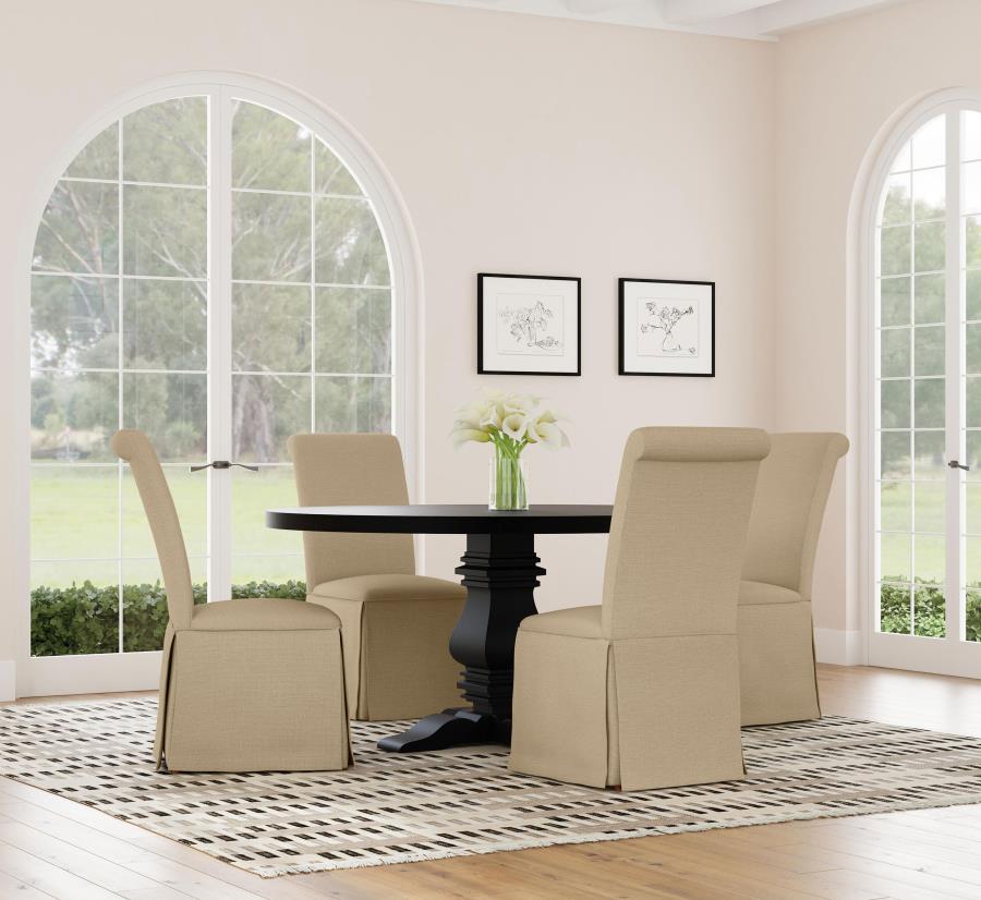 5-piece Round Dining Table Set