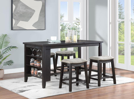 5-piece Counter Height Dining Table Set