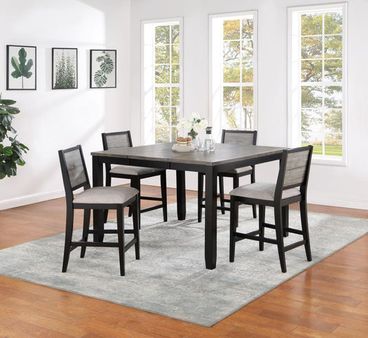 5-piece Extension Leaf Counter Dining Set