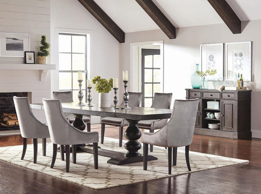 7-piece Rectangular Dining Table Set