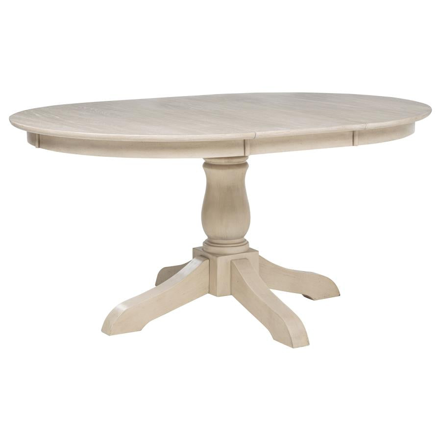 5-piece Oval 62-inch Extension Leaf Dining Set