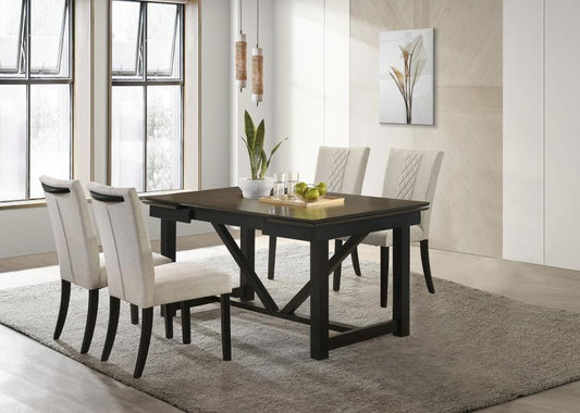 5-piece Extension Leaf Dining Table Set