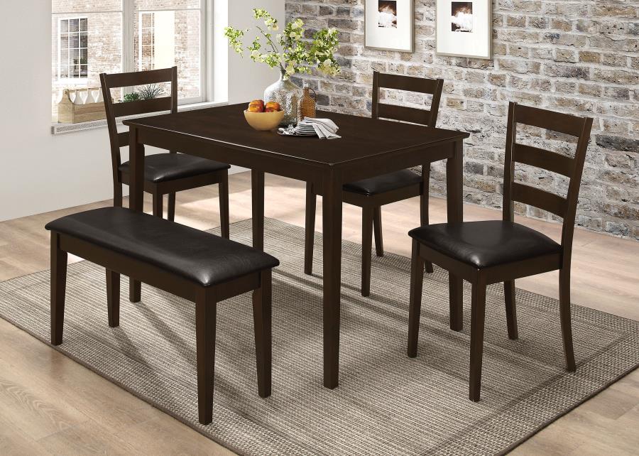 5-piece Rectangular Dining Table Set