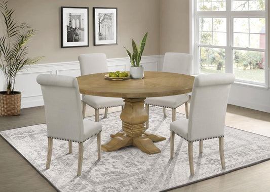 5-piece Round Dining Table Set