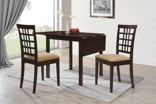 3-piece Drop Leaf Dining Table Set