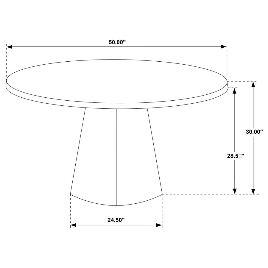 5 Piece Round Table Dining Set